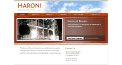 Desktop Screenshot of haroni.com