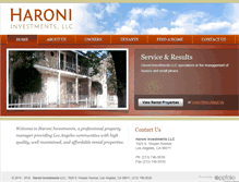 Tablet Screenshot of haroni.com